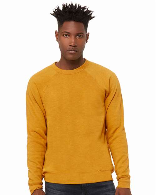 3XL - Sponge Fleece Raglan Crewneck Sweatshirt - 3901