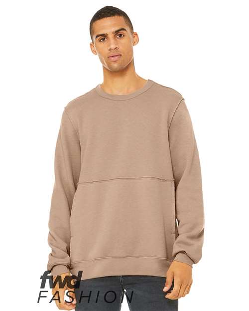 FWD Fashion Raw Seam Crewneck Sweatshirt - 3743