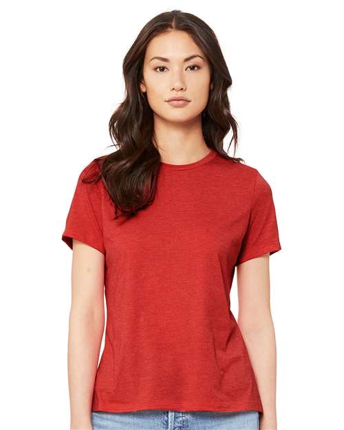 3XL - Women’s Relaxed Fit Heather CVC T-Shirt - 6400CVC