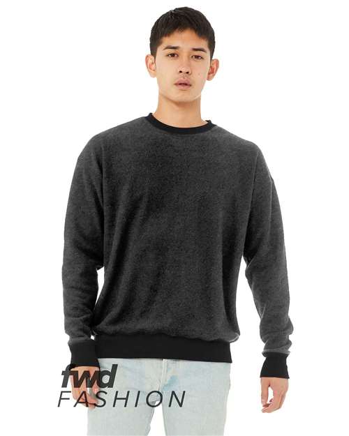 FWD Fashion Sueded Drop Shoulder Sweatshirt - 3345